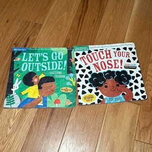 3/$15! Set of 2 Indestructible Baby Books